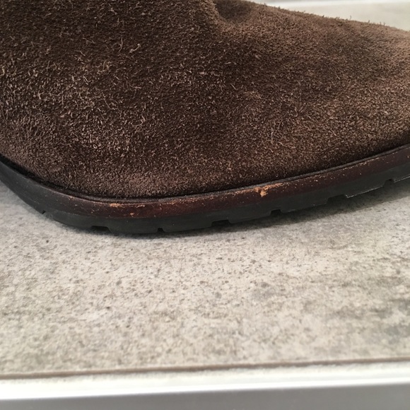 Cole Haan Suede Brown Callab Booties Sz 9.5B - Picture 8 of 8